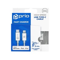 PRIO USB kabel C na Lightning, 1m, bijeli