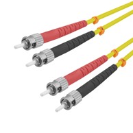 HELOS Optički patch kabel OS2 Duplex LSZH 3,0 mm ST/ST, žuti, 2,0 m