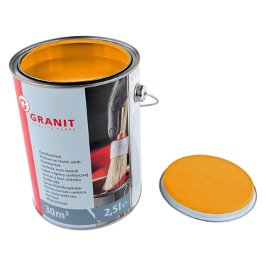 GRANIT Nopolux lak za strojeve Sennebogen, narcis žuta RAL 1007, 2,5 l