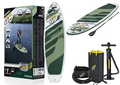 BESTWAY Sup daska za veslanje Hydro-Force 310 x 86 x 15 cm, zelena