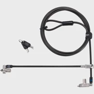 KENSINGTON Sigurnosna brava Slim N17 2.0, klinasti priključak, srebrna