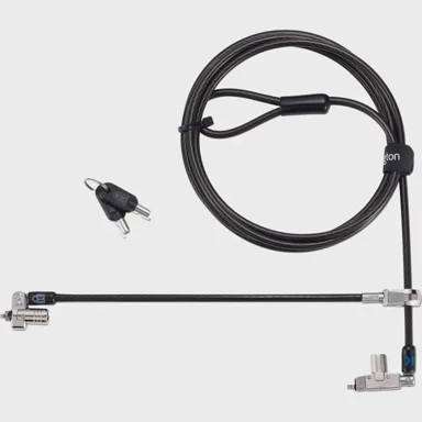 KENSINGTON Sigurnosna brava Slim N17 2.0, klinasti priključak, srebrna