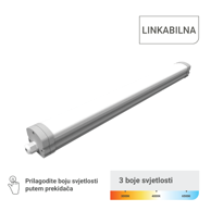 GREEN TECH LED vodotijesna svjetiljka linkabilna 36 W 120 lm/W 3 CCT IP65