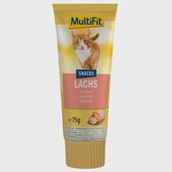 MULTIFIT Poslastica za mačke Pate, losos, 75 g