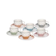 TOGNANA Set šalica IRIS SIENNA 12/1