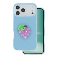 ONASI Tutti Frutti 2u1 silikonska maskica, za iPhone 17 Pro, plava