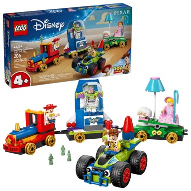 LEGO Disney Vlak za proslavu i autić na daljinsko upravljanje iz Priče o igračkama 43264