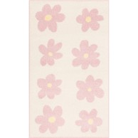 FD Ružičasti/boje slonovače dječji tepih 80x150 cm Dazzy Rose