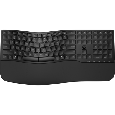 HP Tipkovnica 680 Comfort Dual-Mode Keyboard, bežična/Bluetooth, crna