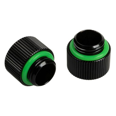 BITSPOWER Ravni adapter Touchaqua, G1/4 inča AG na G1/4 inča IG, 2 kom, 10mm, crni