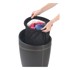 WENKO Crna korpa za veš i stolica 2u1, Candy Look, 20 l