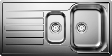 BLANCO Sudoper LANTOS II 6 S-IF 18/10 dorada četkom - sjajni, bez pribora, inox