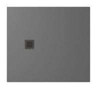 POLYSAN Tuš kada TRENECA pravokutna 110x100 cm, siva mat