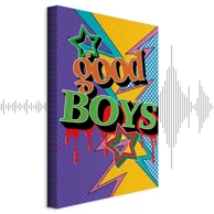 Slika Good Boys, jednodijelna, okomita, 40x60 cm, akustična