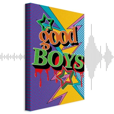 Slika Good Boys, jednodijelna, okomita, 40x60 cm, akustična