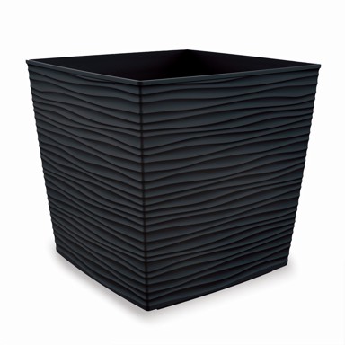 BLUMAX PVC tegla Aurora Cube 30x30x29cm, antracit