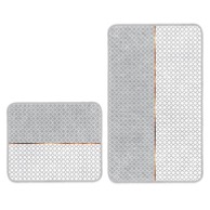MILA HOME Sive kupaonske prostirke u setu 2 kom 60x100 cm