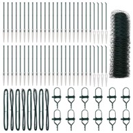 Heksagonalna ograda 0. 5x100 m čelik, zelena