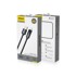 DUDAO L7T kabel USB-A – USB-C, 66 W, LED zaslon, 1 m, crni