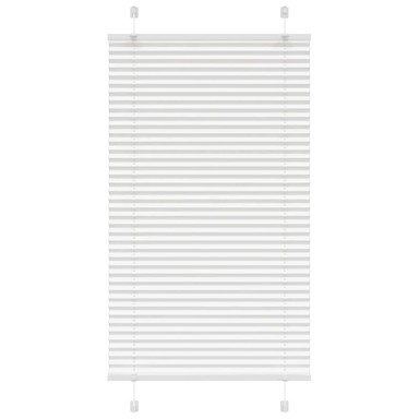 Plisirana roleta bijela 80x100 cm širina tkanine 79,4 cm