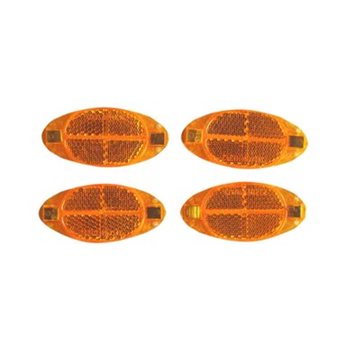 M-WAVE Katadiopter za žice kotača Chaky, set/4 kom, žuti