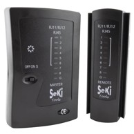 Mrežni tester kabela SEKI, LAN/ISDN/patch, RJ11/RJ12/RJ45