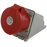 FAMATEL Zidna utičnica, 32A/380÷415, 5 Polna (3P+N+E), IP44