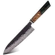 Damaskasti kuhinjski nož Ai-37314 Chef Kp37314, zeleni