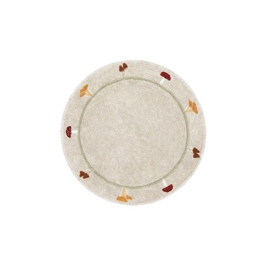 LORENA CANALS Bež periv/ručno rađen pamučan dječji tepih ø140 cm Chanterelle