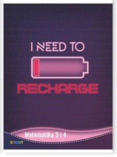 STREET Pisanka matematika 3 i 4 Mix, B5, kvadratići, 48 listova, meki uvez