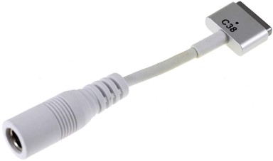 Konektor za AC adapter prijenosnog računala, br. 38, 100 x 15 x 8 mm