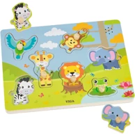 VIGA Zvučna slagalica egzotične životinje
