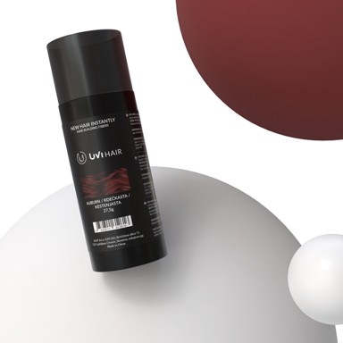 UVI HAIR Vlakna za kosu 27,5 g, do 50 nanosa, Auburn, kestenjasta