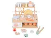 ELINELI Drveni roštilj za djecu sa dodacima, BBQ set