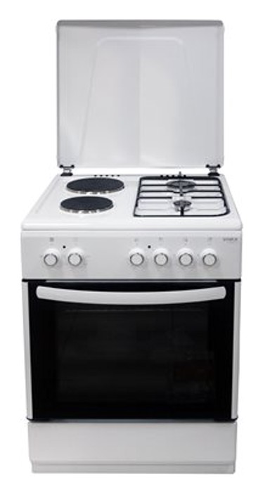 VIVAX Kombinirani štednjak HOME FC-22602 WH, 2+2, 60 cm, 65 l, bijeli