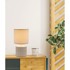 CANDELLUX LIGHTING Bež stolna lampa s tekstilnim sjenilom (visina 26 cm) Dina 