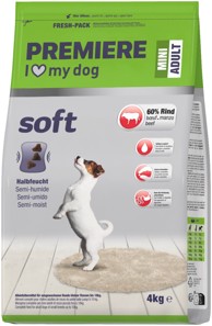PREMIERE Hrana za pse Soft Mini Adult govedina 4 kg