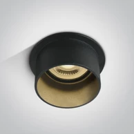 ONE LIGHT Ugradbena svjetiljka gu10 50w crna dark light dm10105d9/b/b