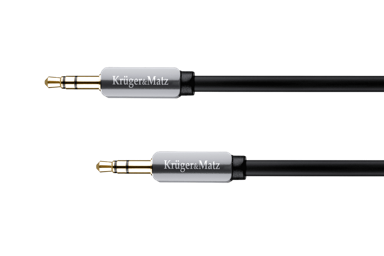 SLOMART Kabel 3,5 mm stereo utikač na utikač, opružni, 1,5 m