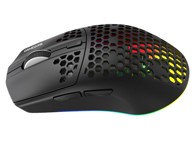 TRACER Gaming miš GAMEZONE INTENSE RGB Honeycomb, 2.4 GHz + Bluetooth, bežični, crni