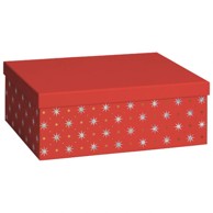 STEWO Ukrasna kartonska kutija X-Mas 24 x 33 x 12 cm 5115 20, crvena