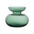 ZONE Vaza staklena ručno izrađena zelena, visina 9 cm Inu
