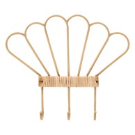 MAURO FERRETTI Metalna zidna vješalica u prirodnoj boji Panama