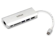 ROLINE Docking stanica 4K HDMI, 2×USB 3.0/3.2 Gen 1, 1×SD/TF čitač kartica, 1×USB-C power, 1×G-LAN