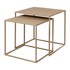BLOMUS Stolići za kavu Fera set 2 kom 40x40 cm bež metalni