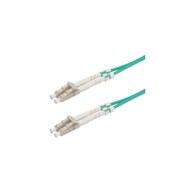 ROLINE VALUE Optički kabel, 50/125µm LC/LC, Duplex, OM3, 10 m, tirkizni