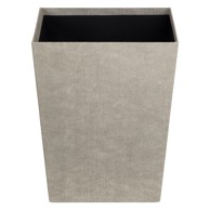 BIGSO Bež kanta za smeće Sofia Canvas Paper Laminate