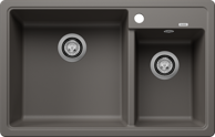 BLANCO Sudoper Legra 8 Silgranit, vulkan siva