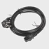 LANBERG Naponski kabel CA-C13C-11CC-0030-BK, CEE7/7 na C13, crni, 3m