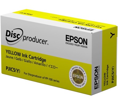 EPSON Tinta, PJIC5 (PJIC7Y), original, žuta
